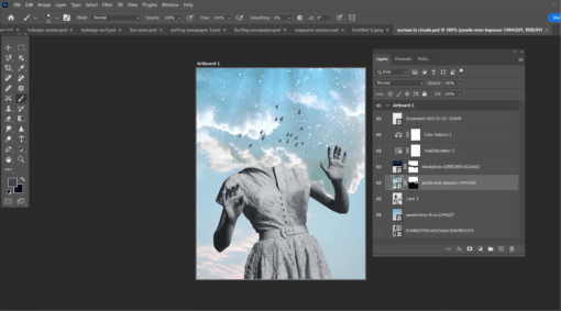 Gebruik van Lagen en maskers in Photoshop